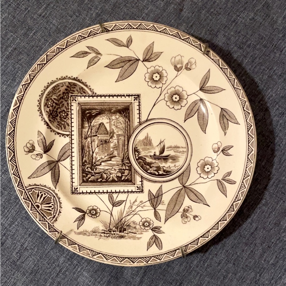 Antique James Beech Perak Bread Butter Plate -